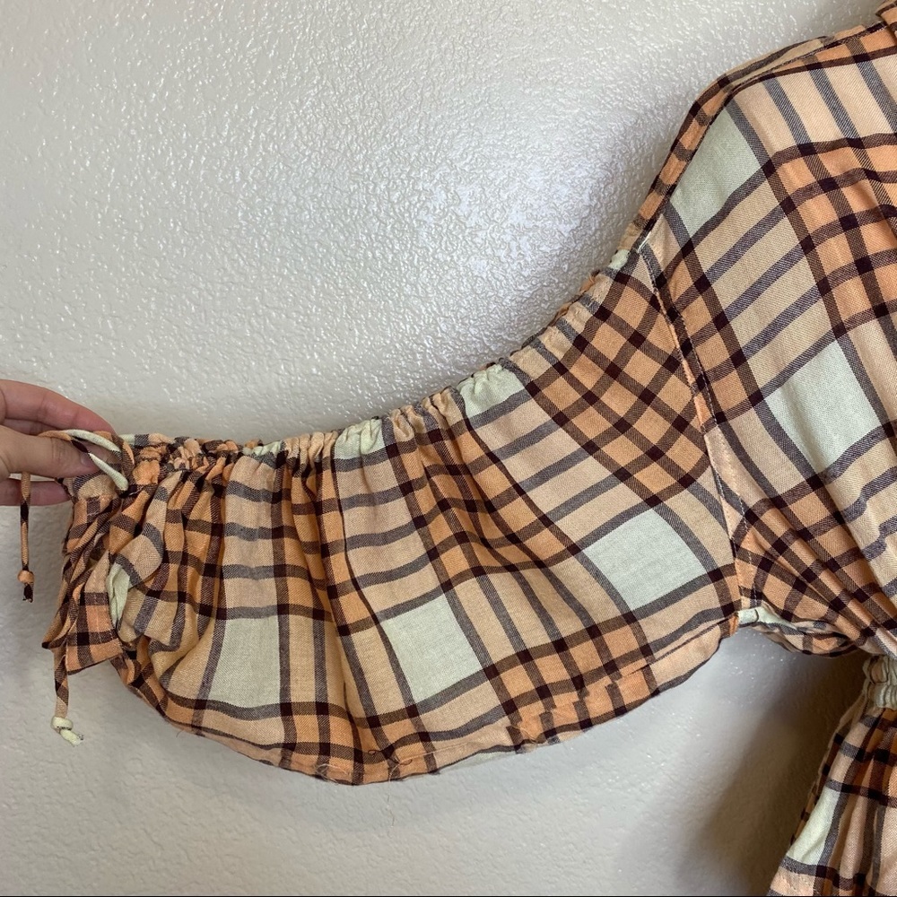 We the Free Pacific Dawn Plaid Shirt XS NWT - Picture 7 of 12